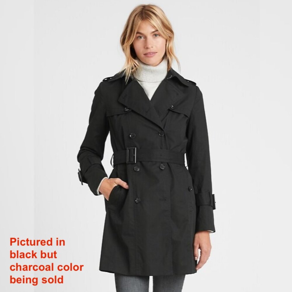 SzMP Banana Republic Water-Resistant Classic Trench Coat - EUC